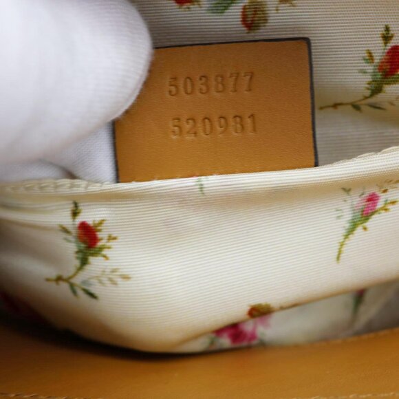 Gucci Ophidia Small Raffia Elaphe Chain Shoulder Bag Beige 503877 - Picture 13 of 13